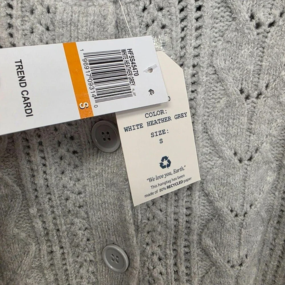 Men's Grey Cardigan